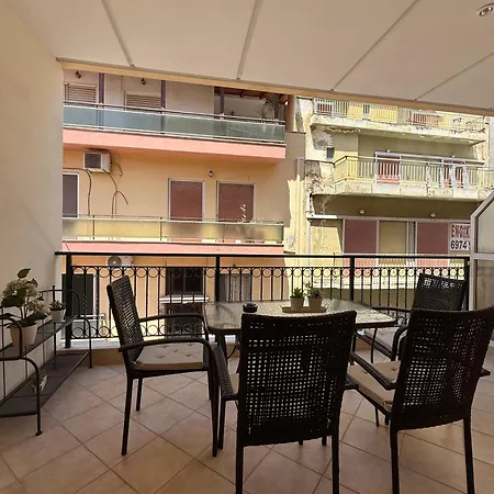 Twin Balconies Of Apartment